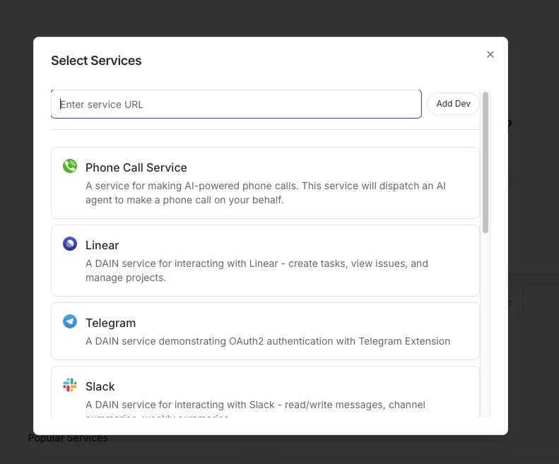 Add Service